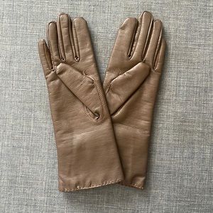 Brown Leather Gloves